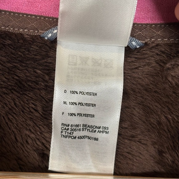 The North Face Osito Fleece 1/4 Zip Pullover Jacket-Brown-Women Size Large - Picture 9 of 9